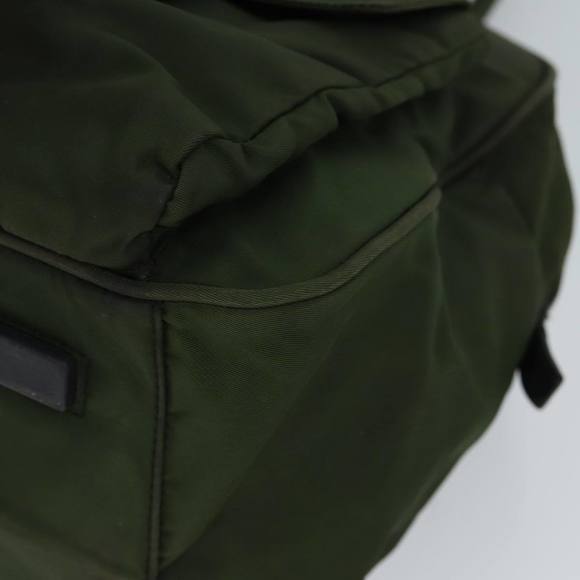 PRADA Hand Bag Nylon Khaki Auth 72642 - Picture 9 of 16